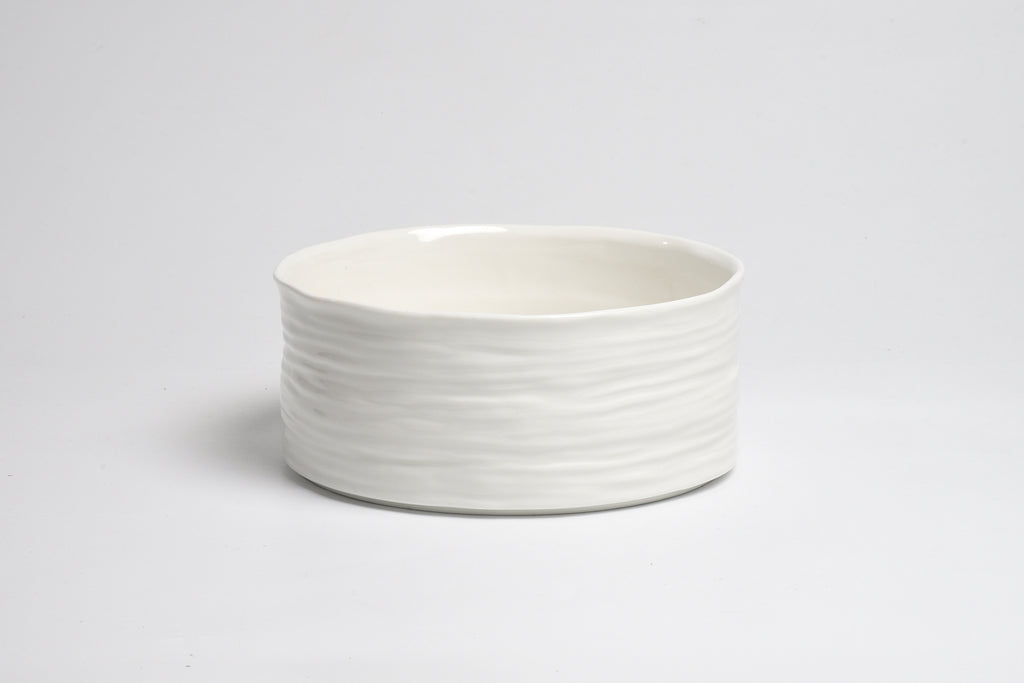 Le Blanc Porcelain Medium Bowl by Pampa Bay