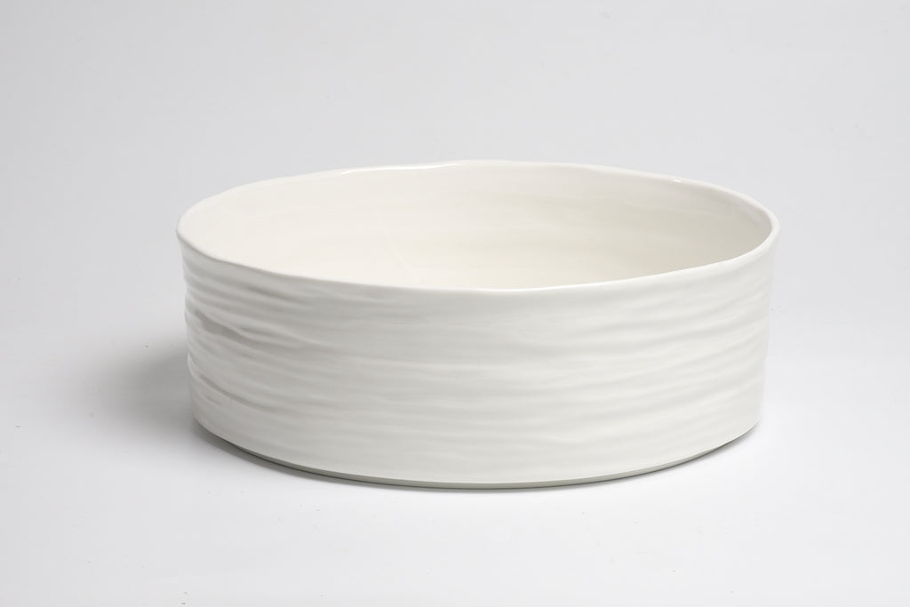 Le Blanc Porcelain Extra Large Bowl by Pampa Bay