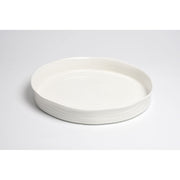Le Blanc Porcelain Round Platter by Pampa Bay