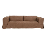 Plato Sofa, Orris Brown Leather by NOIR