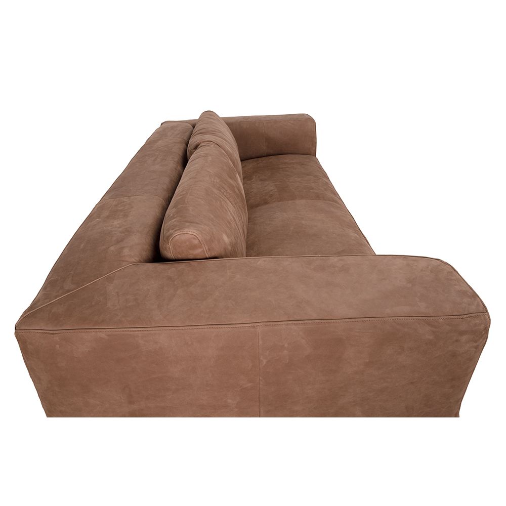 Plato Sofa, Orris Brown Leather by NOIR