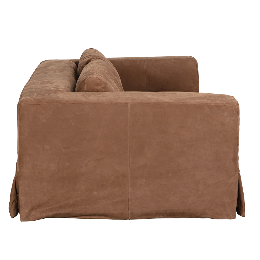 Plato Sofa, Orris Brown Leather by NOIR