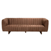 Khann Sofa, Orris Brown Leather by NOIR