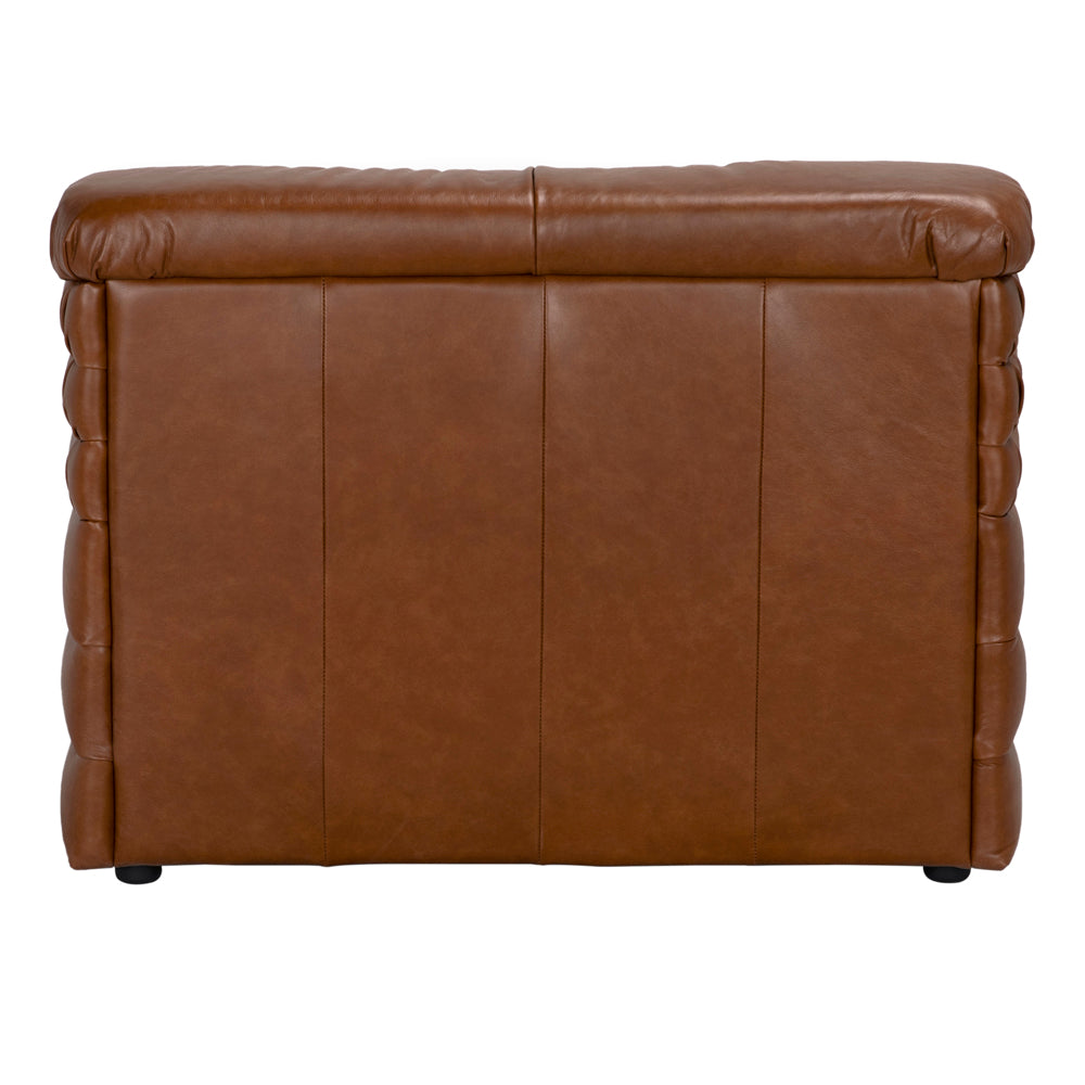 Bandera Sofa, 1A, Roche Tan Leather by NOIR