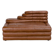 Bandera Sofa, Cl, Roche Tan Leather by NOIR