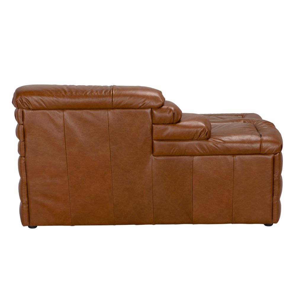 Bandera Sofa, Cl, Roche Tan Leather by NOIR