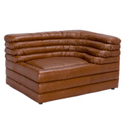 Bandera Sofa, R, Roche Tan Leather by NOIR