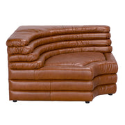 Bandera Sofa, Sc, Roche Tan Leather by NOIR