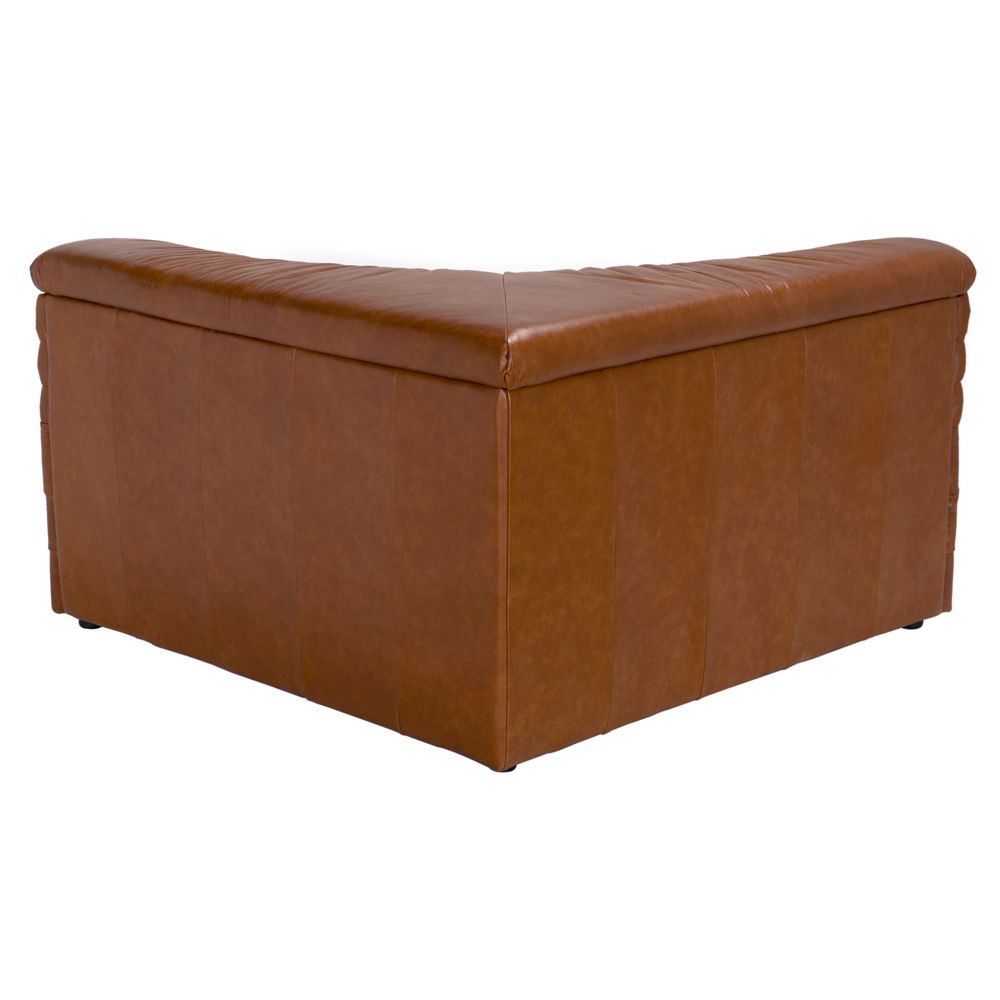 Bandera Sofa, Sc, Roche Tan Leather by NOIR