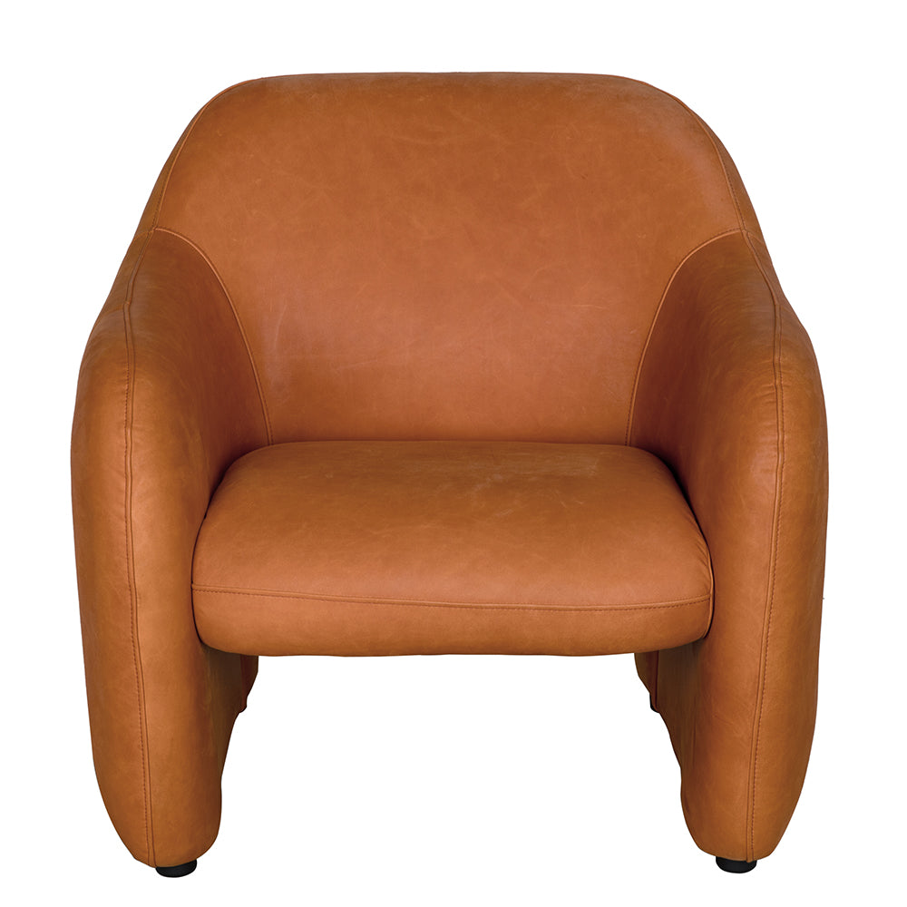 Marx Chair, Roman Red Leather by NOIR