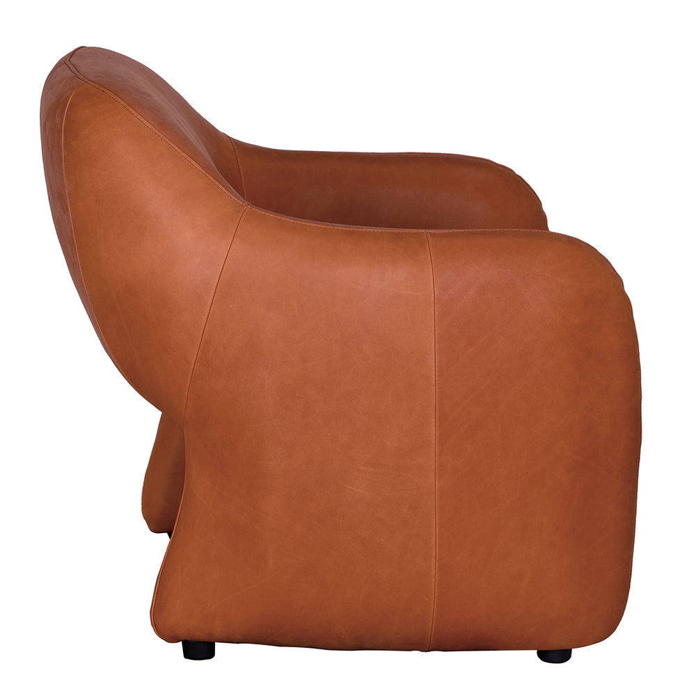 Marx Chair, Roman Red Leather by NOIR