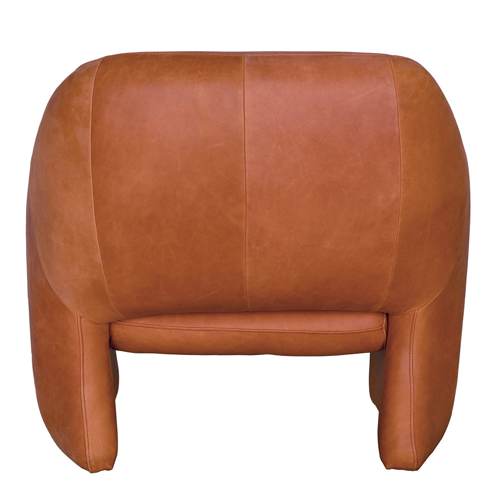 Marx Chair, Roman Red Leather by NOIR