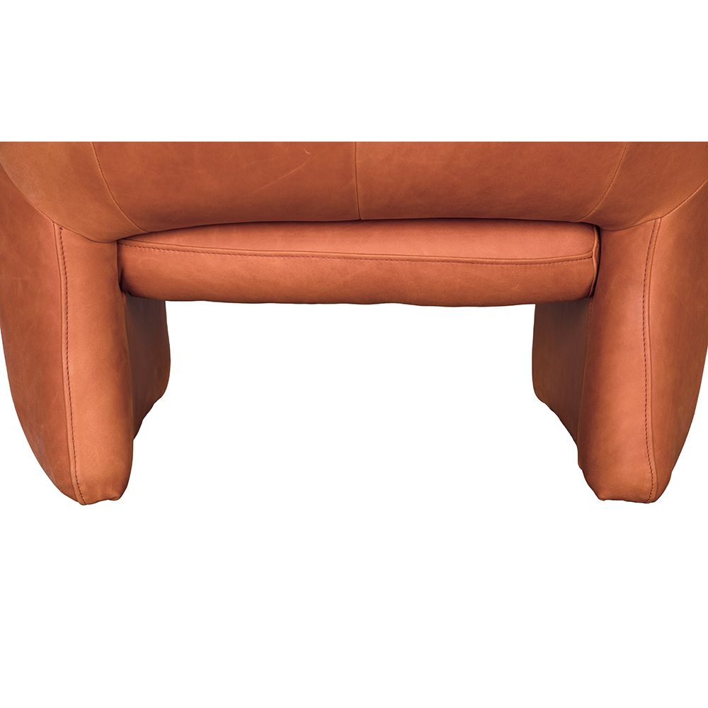 Marx Chair, Roman Red Leather by NOIR