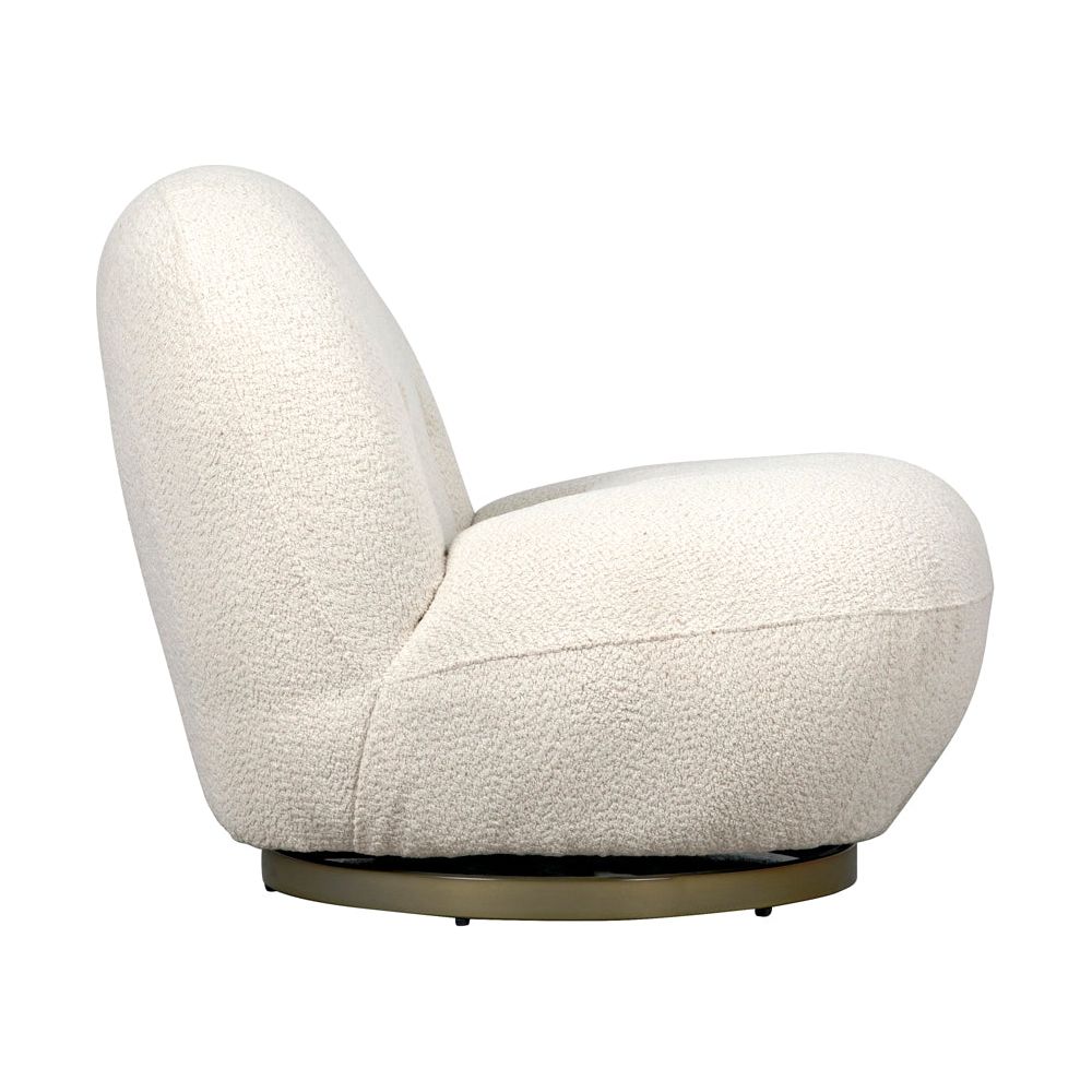 Artemis Swivel Chair, Boucle Fabric by NOIR