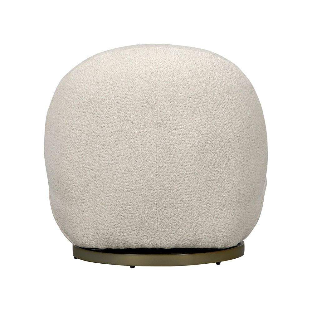 Artemis Swivel Chair, Boucle Fabric by NOIR