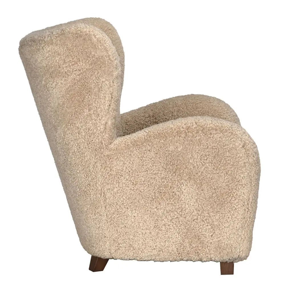 Pola Chair – Camel Teddy Fleece | NOIR by NOIR