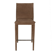 Newton Counter Chair, Orris Brown Leather by NOIR