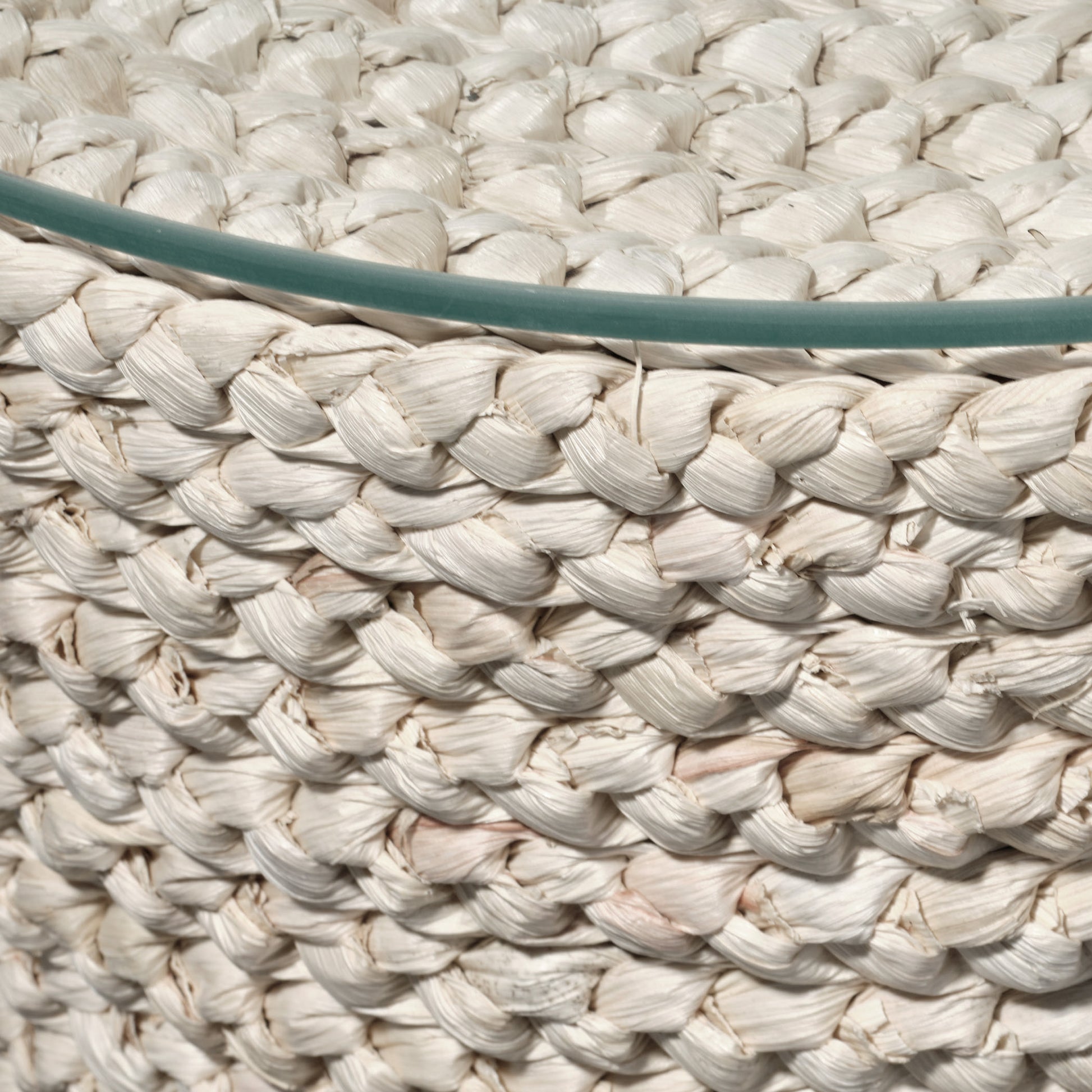 Grain Braided Side Accent Table by Jamie Young