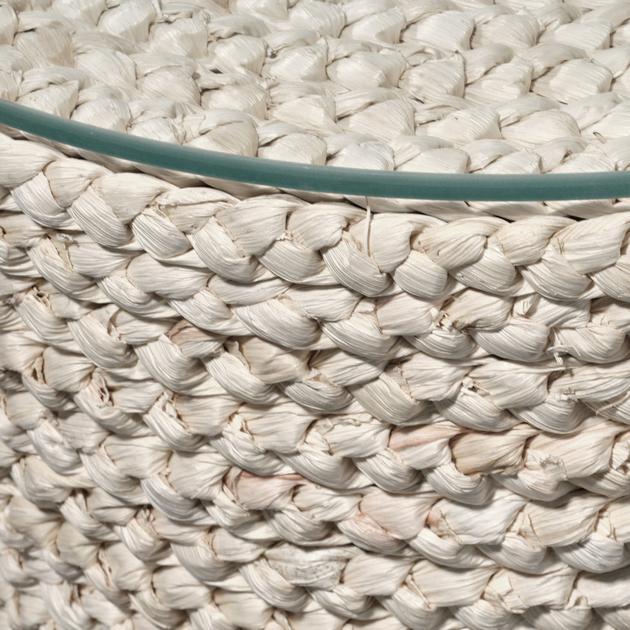 Grain Braided Side Accent Table by Jamie Young