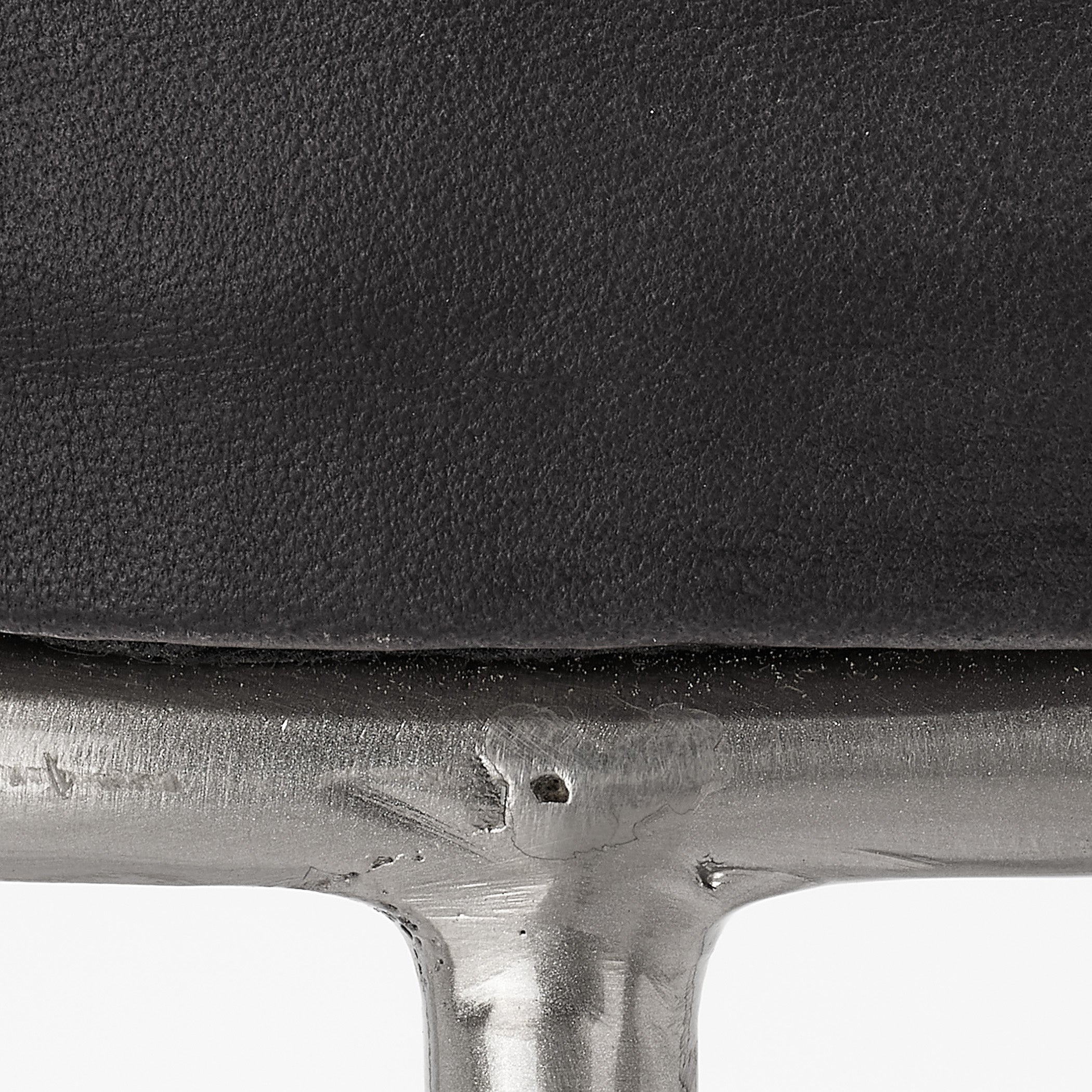 Henry Round Leather Counter Stool by Jamie Young