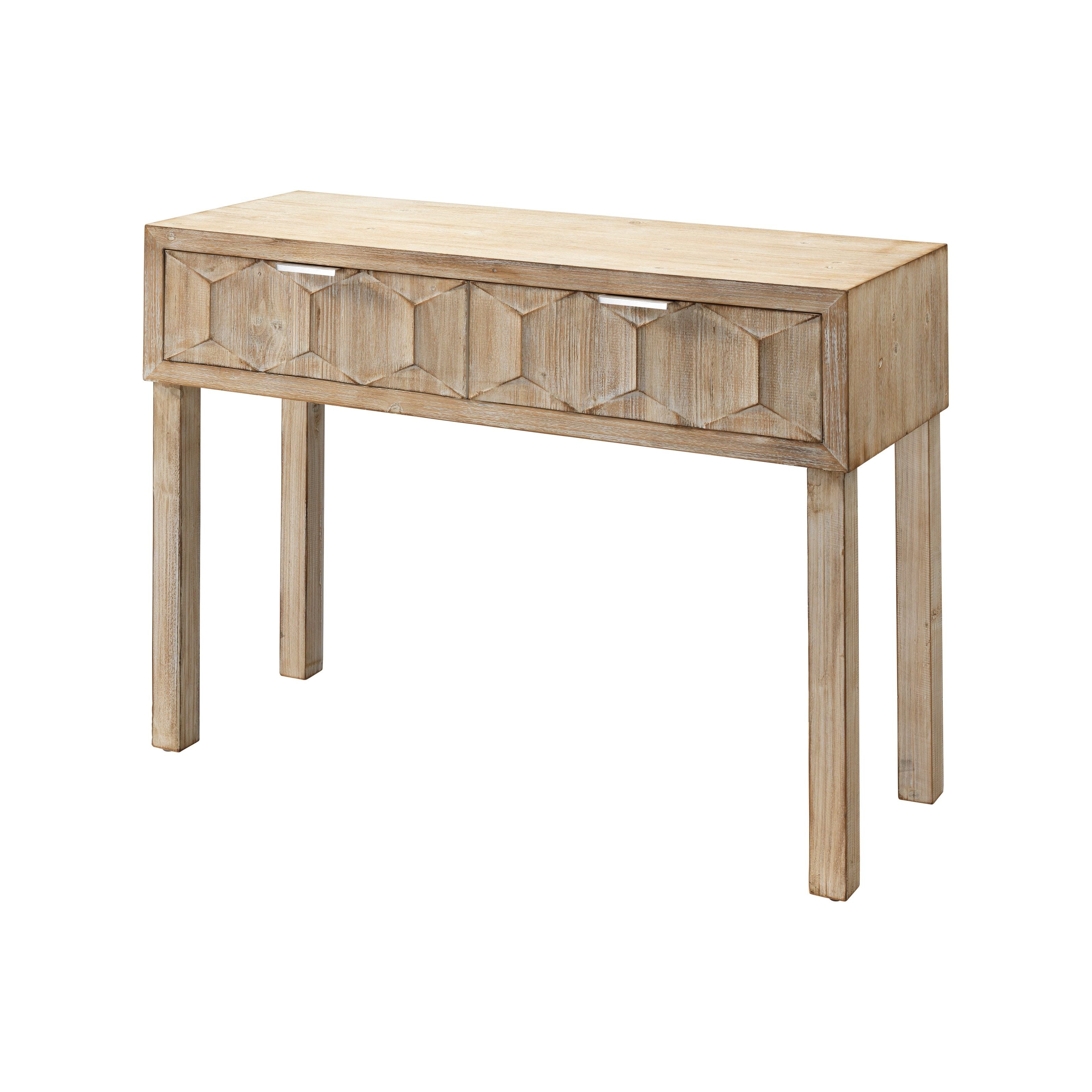 Juniper Two-Drawer Wood Console Table by Ivory & Olive