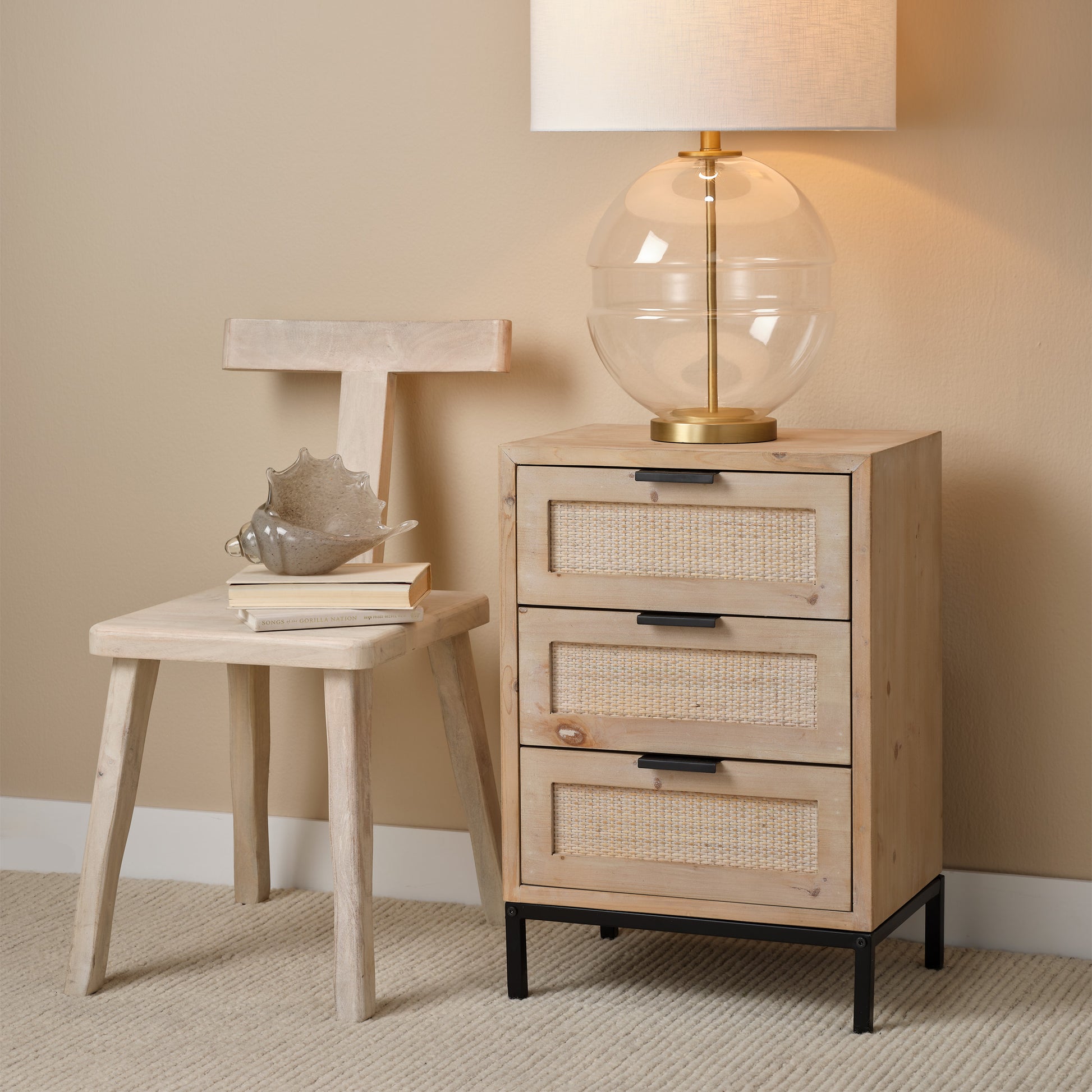 Reed 3 Drawer Side Table by Jamie Young
