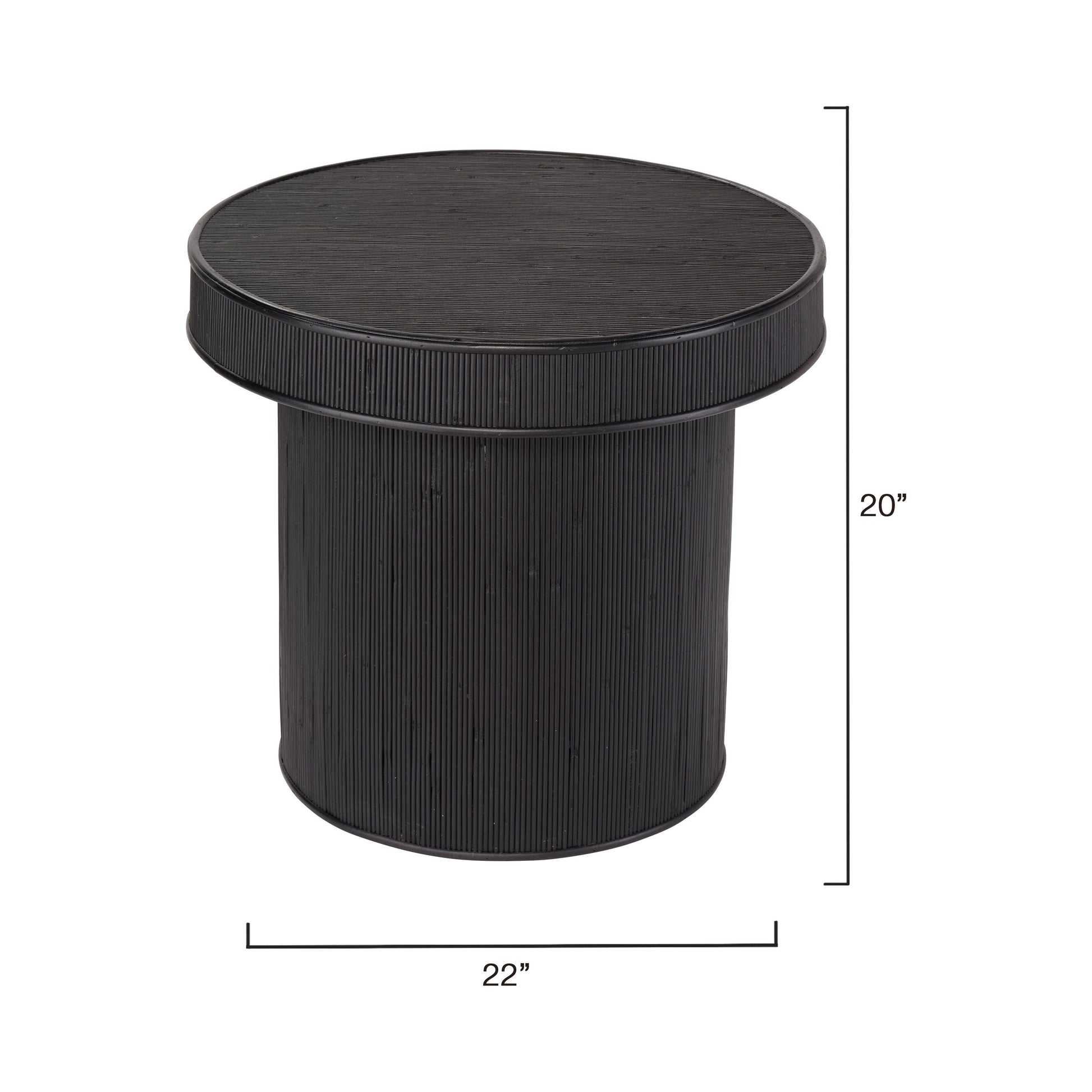 Taylor Bamboo Side Accent Table by Jamie Young