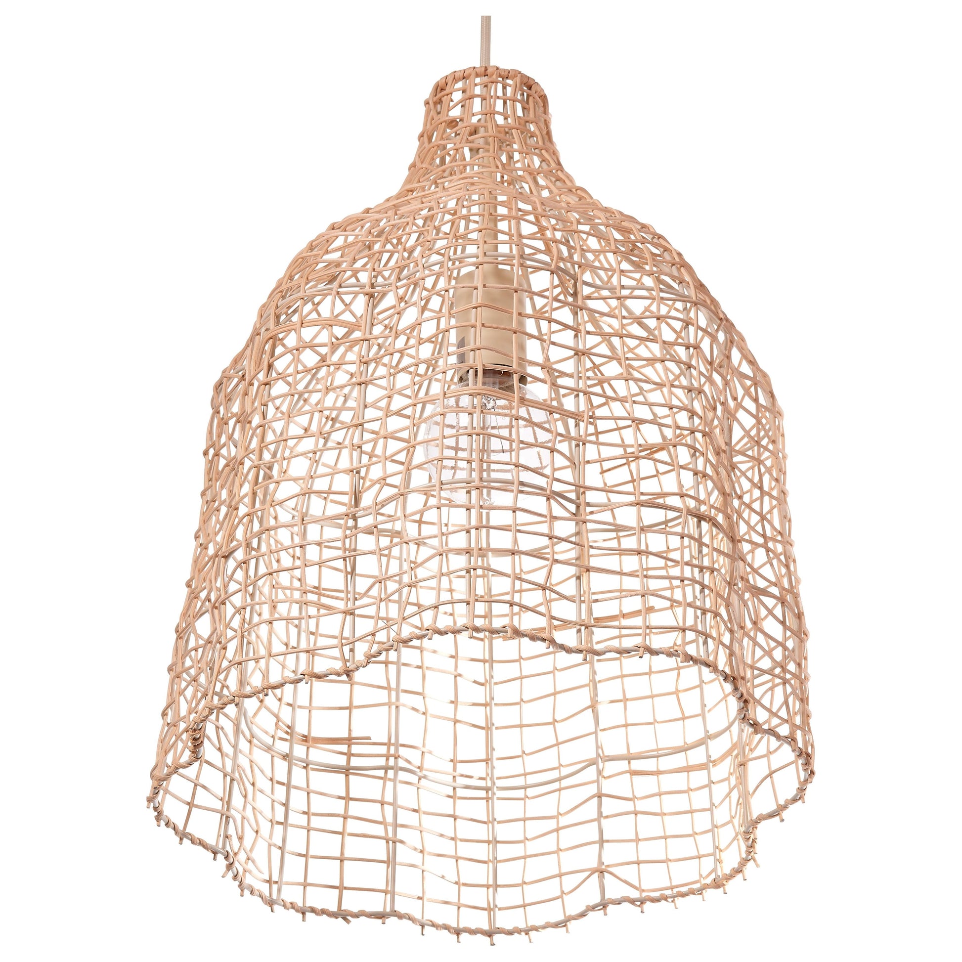 Whisper Rattan 1-Light Pendant by Jamie Young