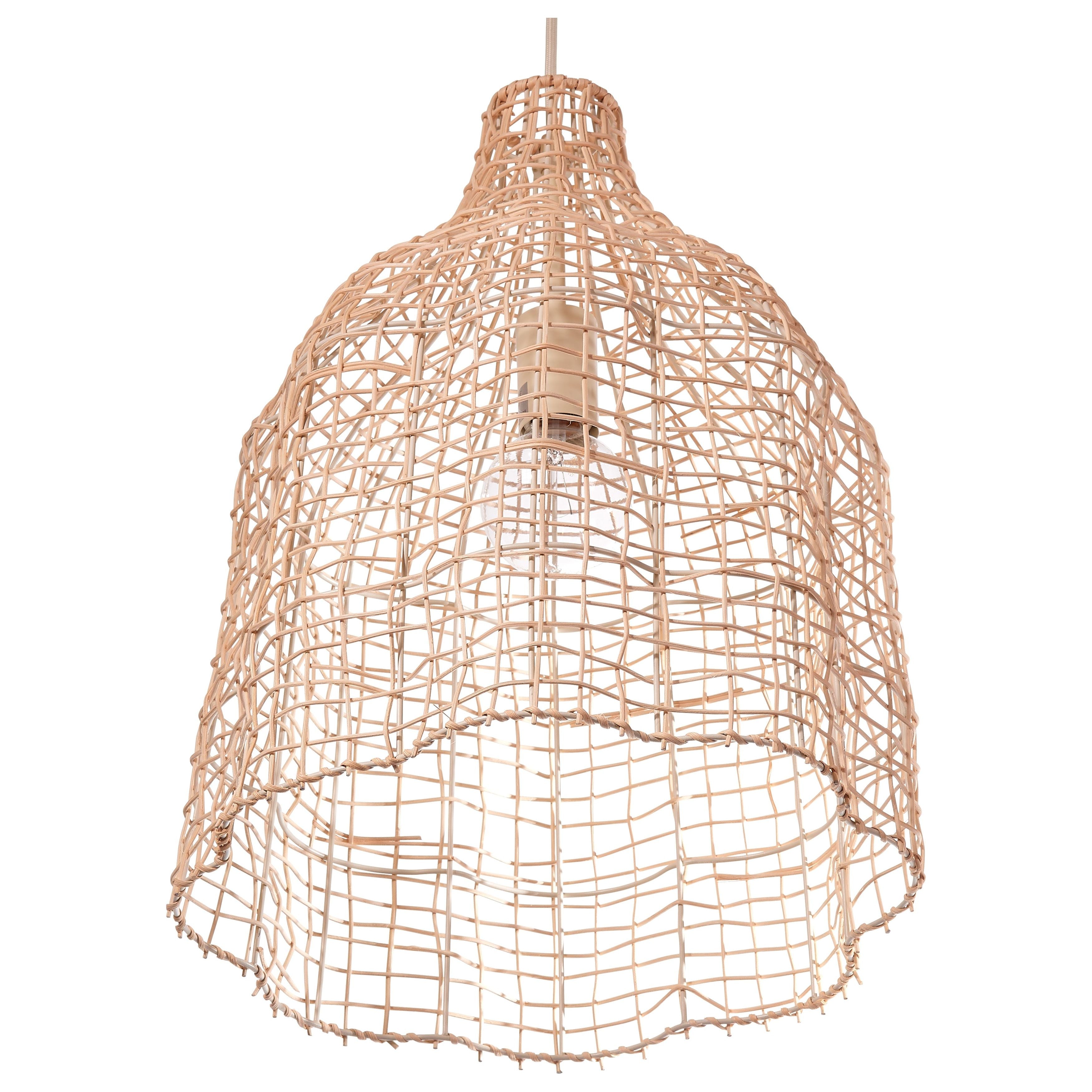 Whisper Rattan 1-Light Pendant by Jamie Young