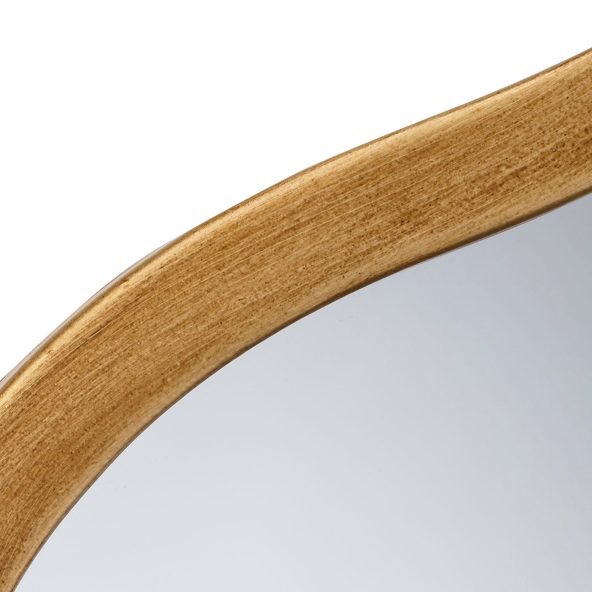 Aurora Wavy Iron Floor Mirror by Jamie Young