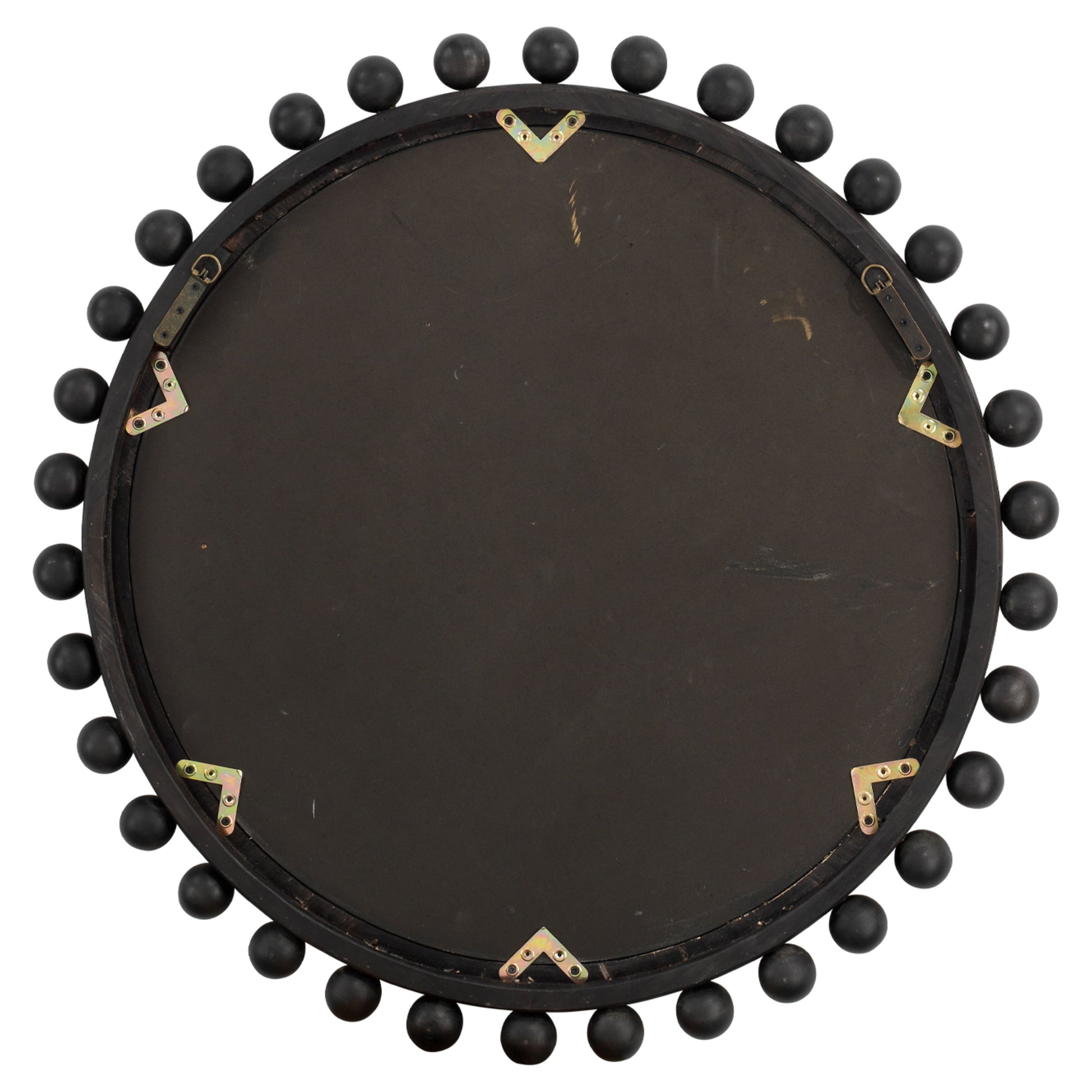 Brighton Round Wood Mirror by Jamie Young