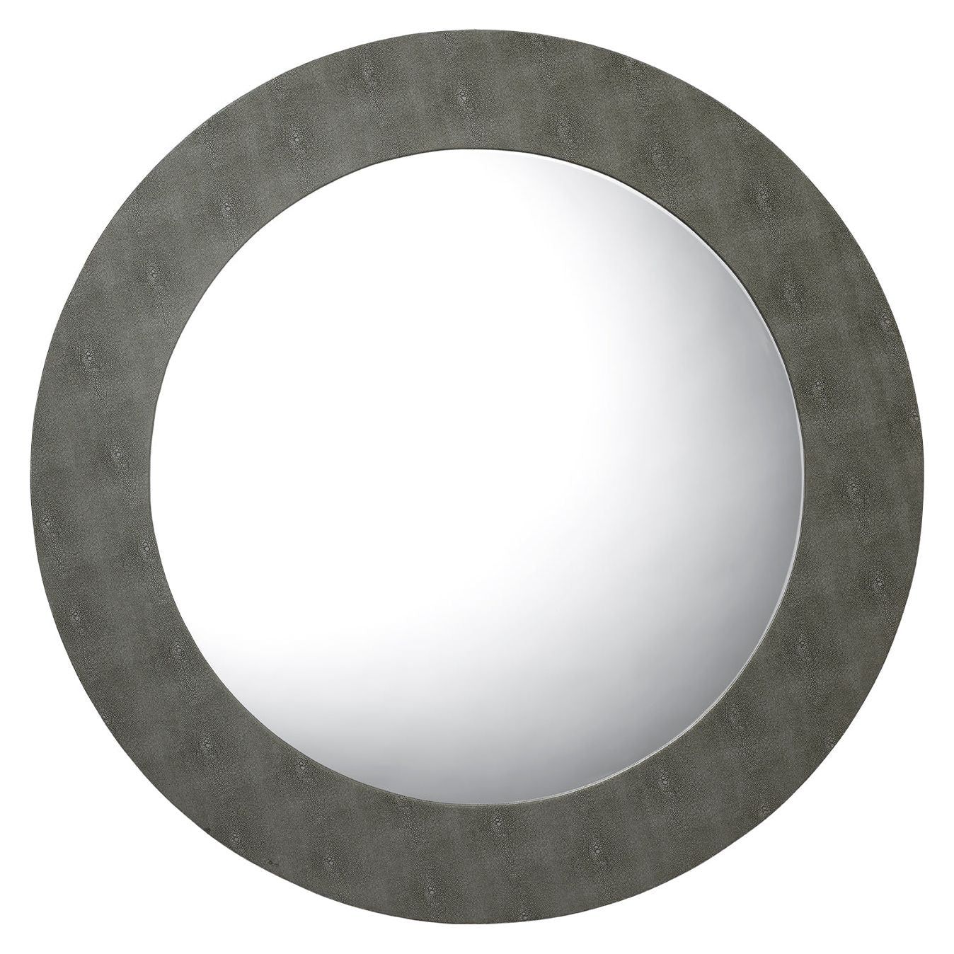 Chester Shagreen Round Mirror by Jamie Young