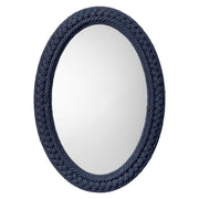 Club Cotton Rope Braided Oval Wall Mirror by Jamie Young
