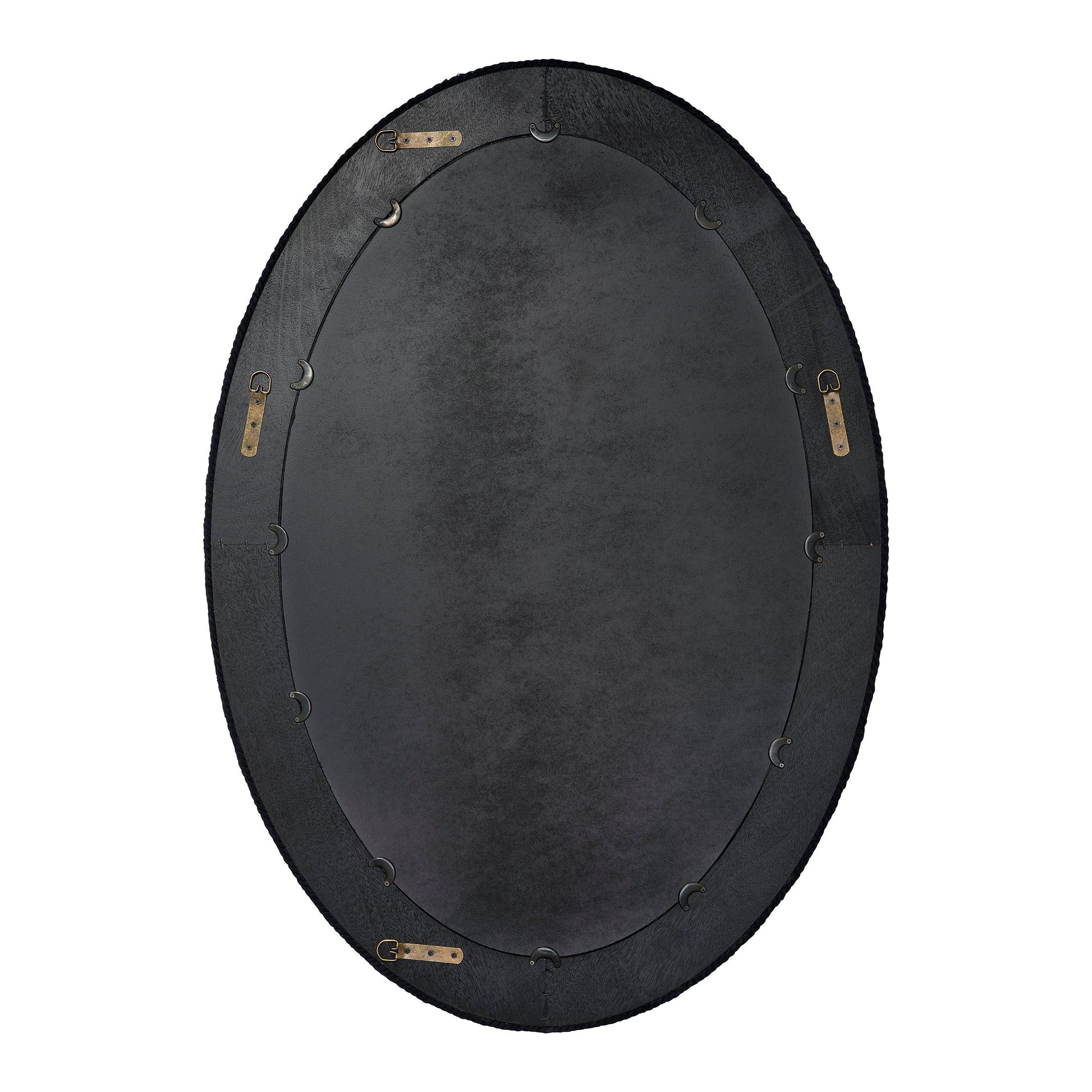 Club Cotton Rope Braided Oval Wall Mirror by Jamie Young