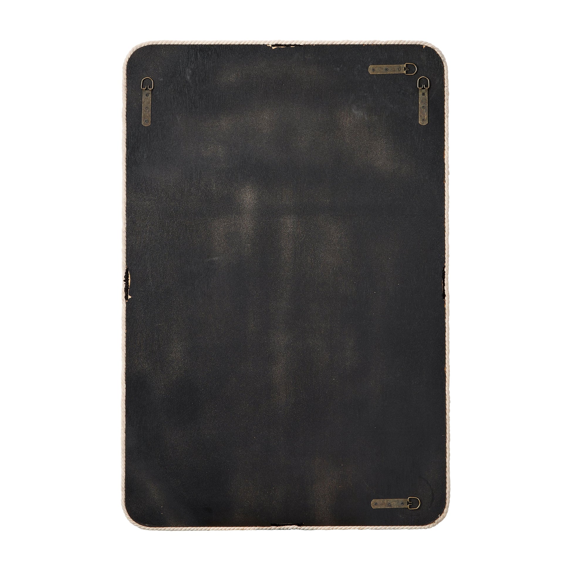 Contrast Jute Rectangle Mirror by Jamie Young