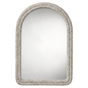 Grain Woven Corngrass Arch Wall Mirror by Jamie Young