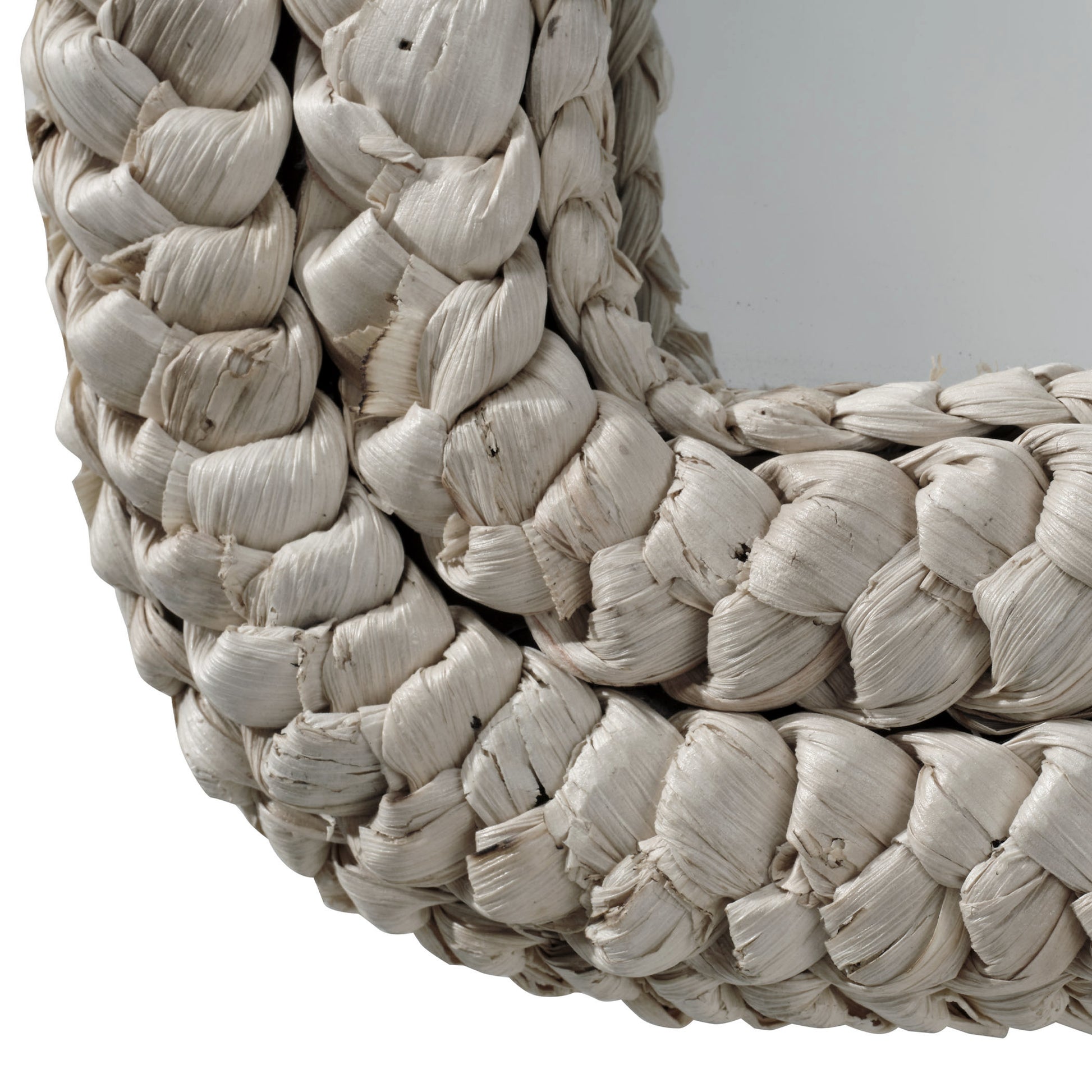 Grain Woven Corngrass Arch Wall Mirror by Jamie Young