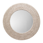 Meadow Seagrass Round Mirror by Jamie Young