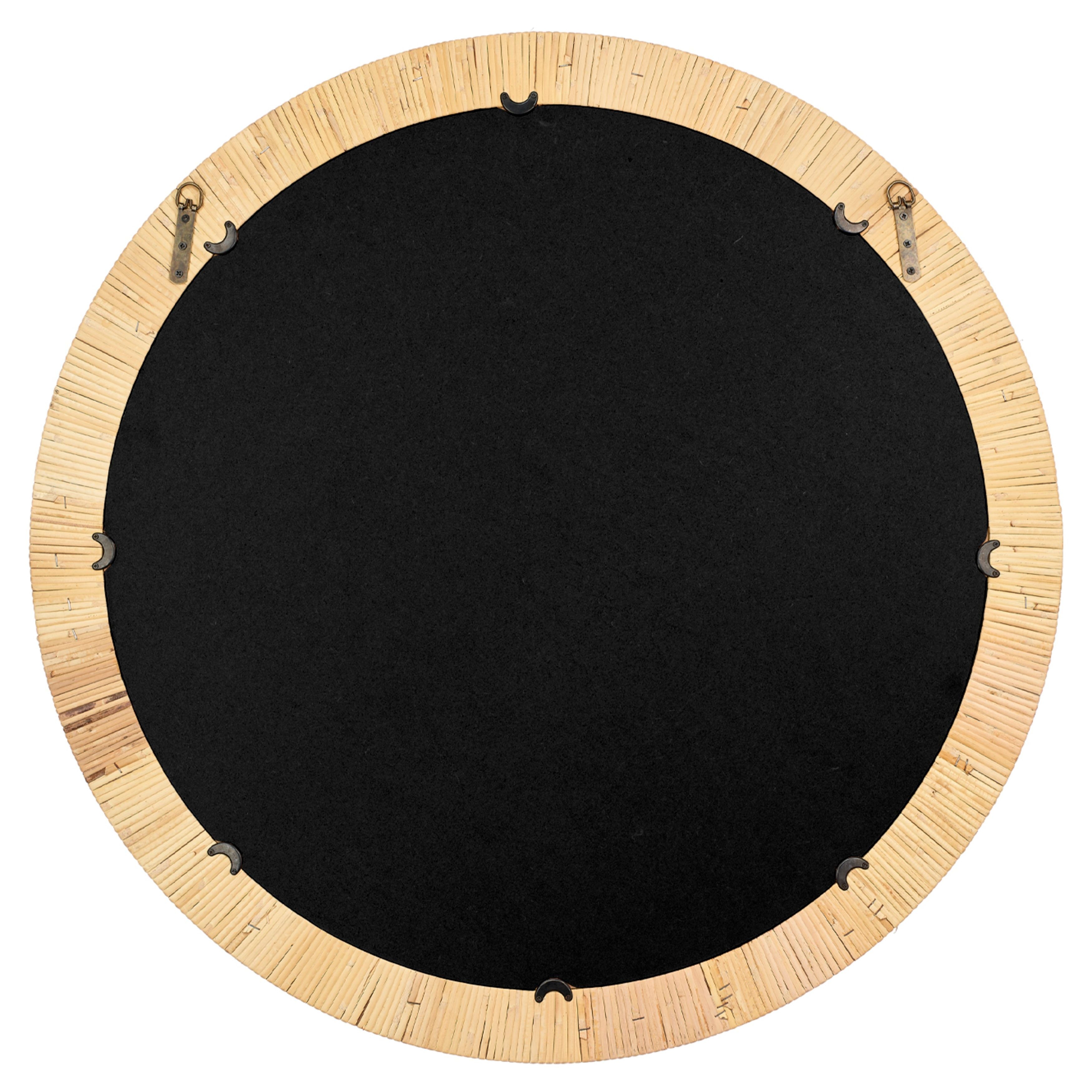 Ohana Rattan Round Mirror by Jamie Young