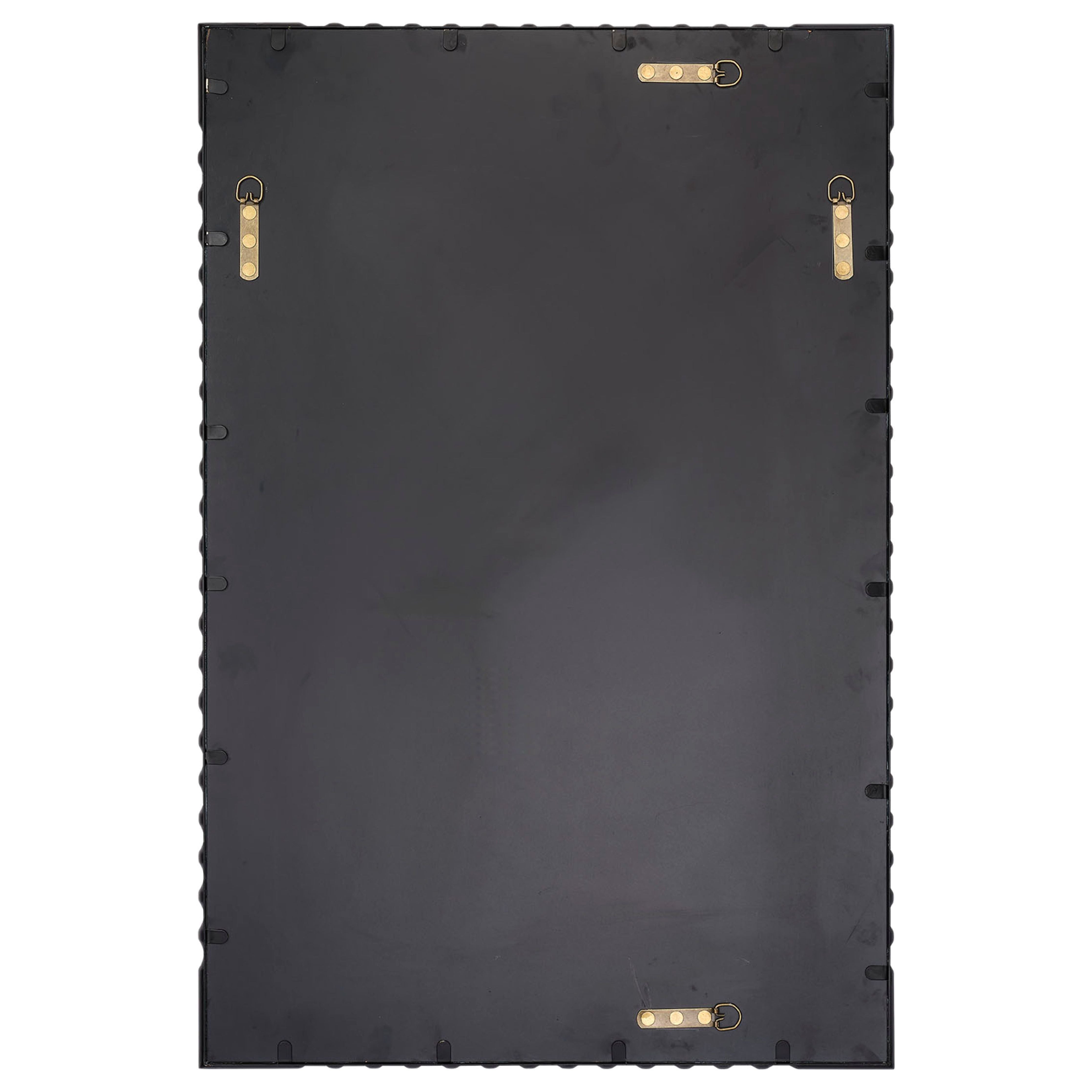 Particle Iron Rectangle Wall Mirror by Jamie Young