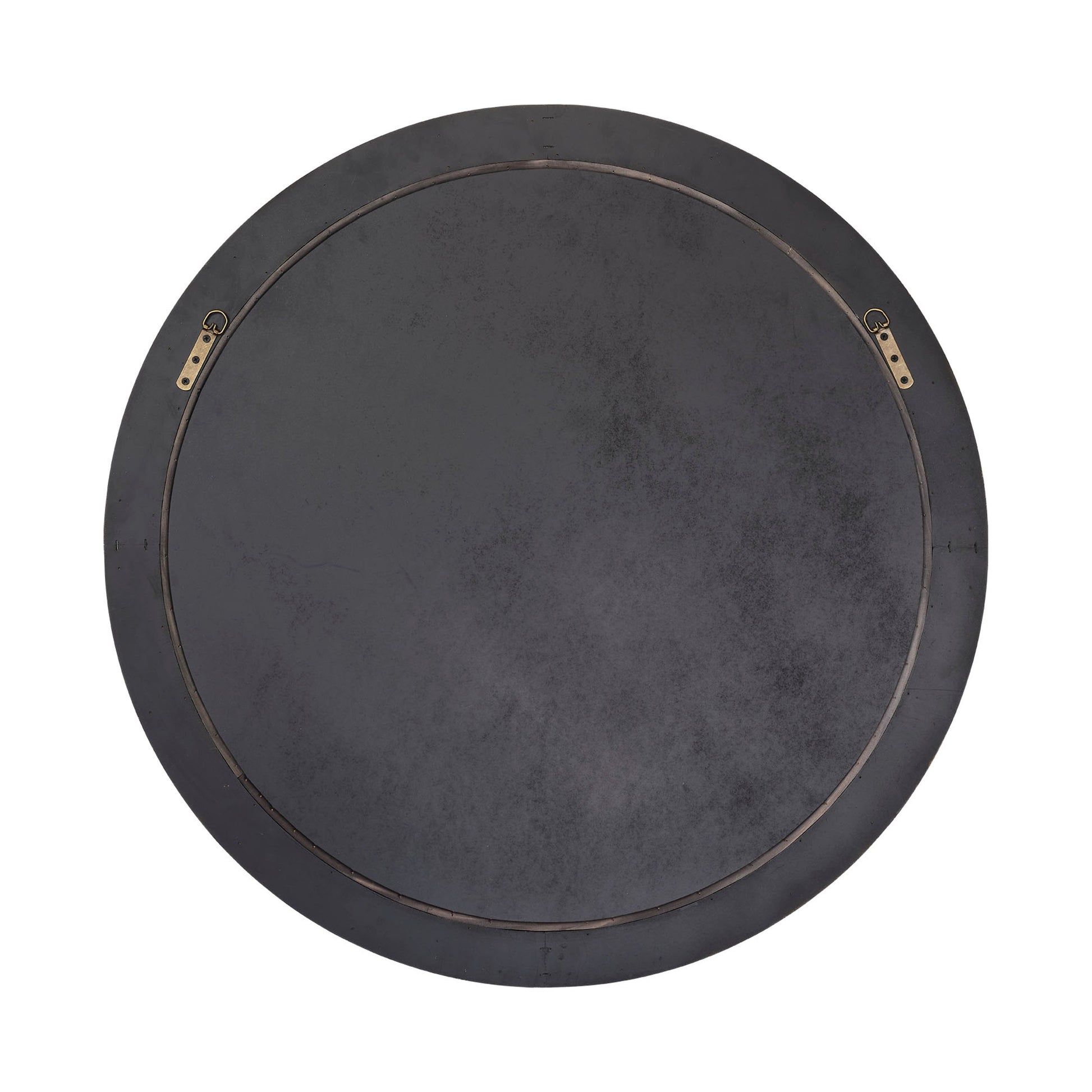 Riley Wood Round Wall Mirror by Jamie Young
