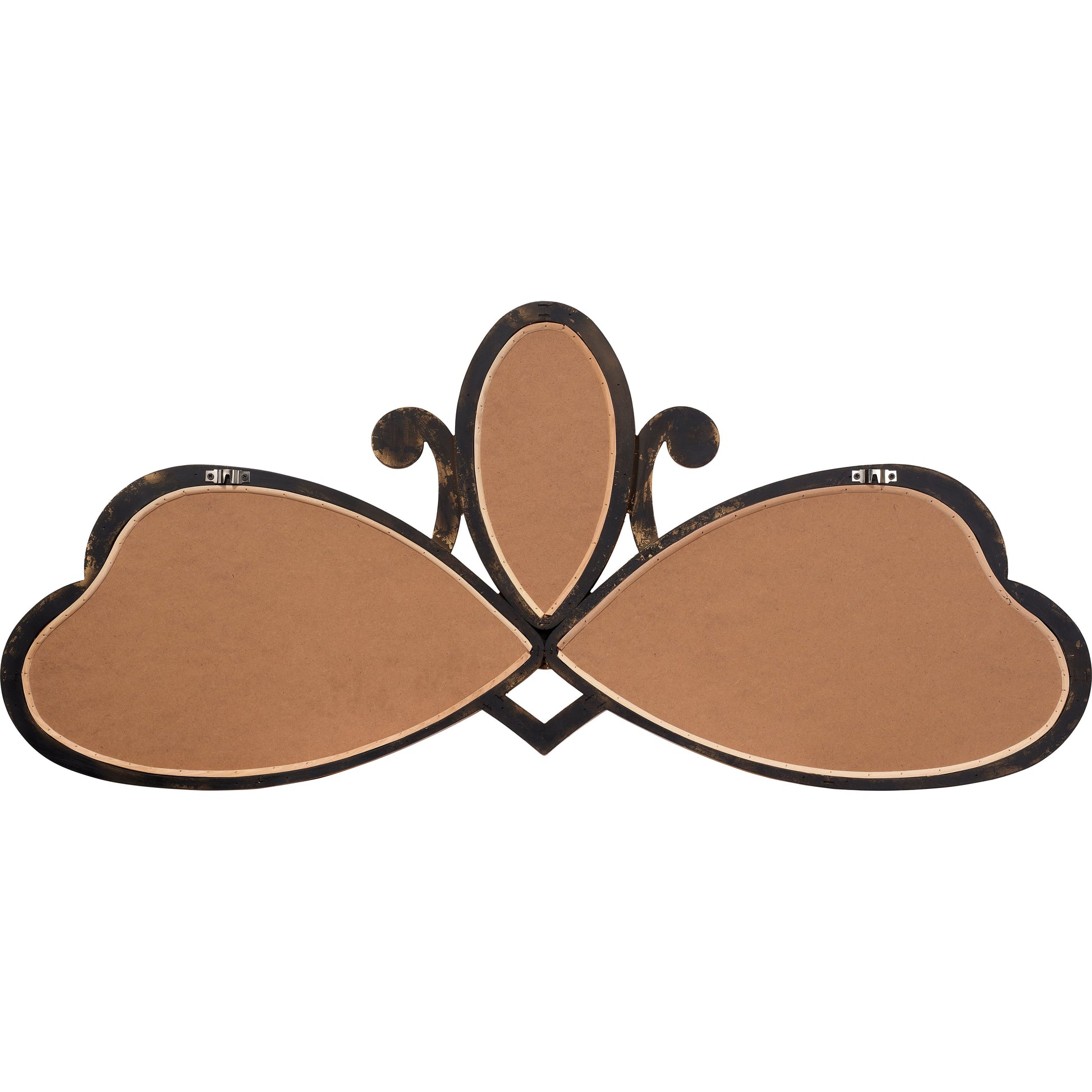 Scroll Wood Wall Mirror Gold by Jamie Young