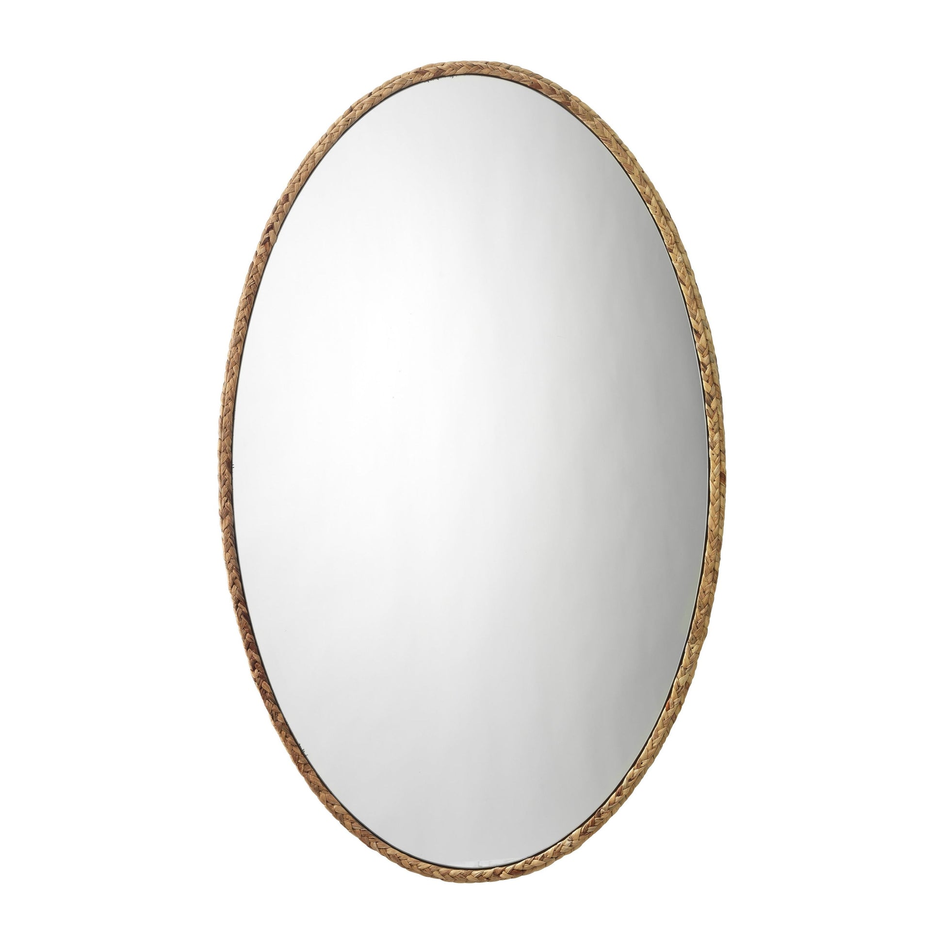 Sparrow Braided Oval Mirror by Jamie Young