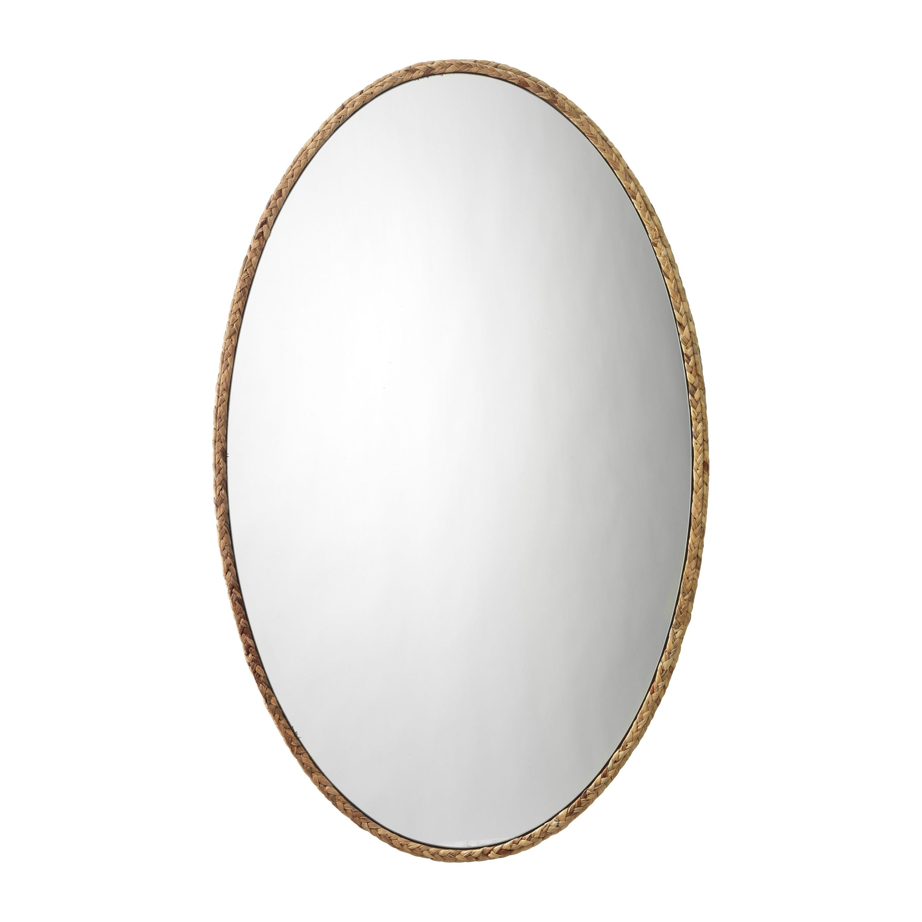 Sparrow Braided Oval Mirror by Jamie Young