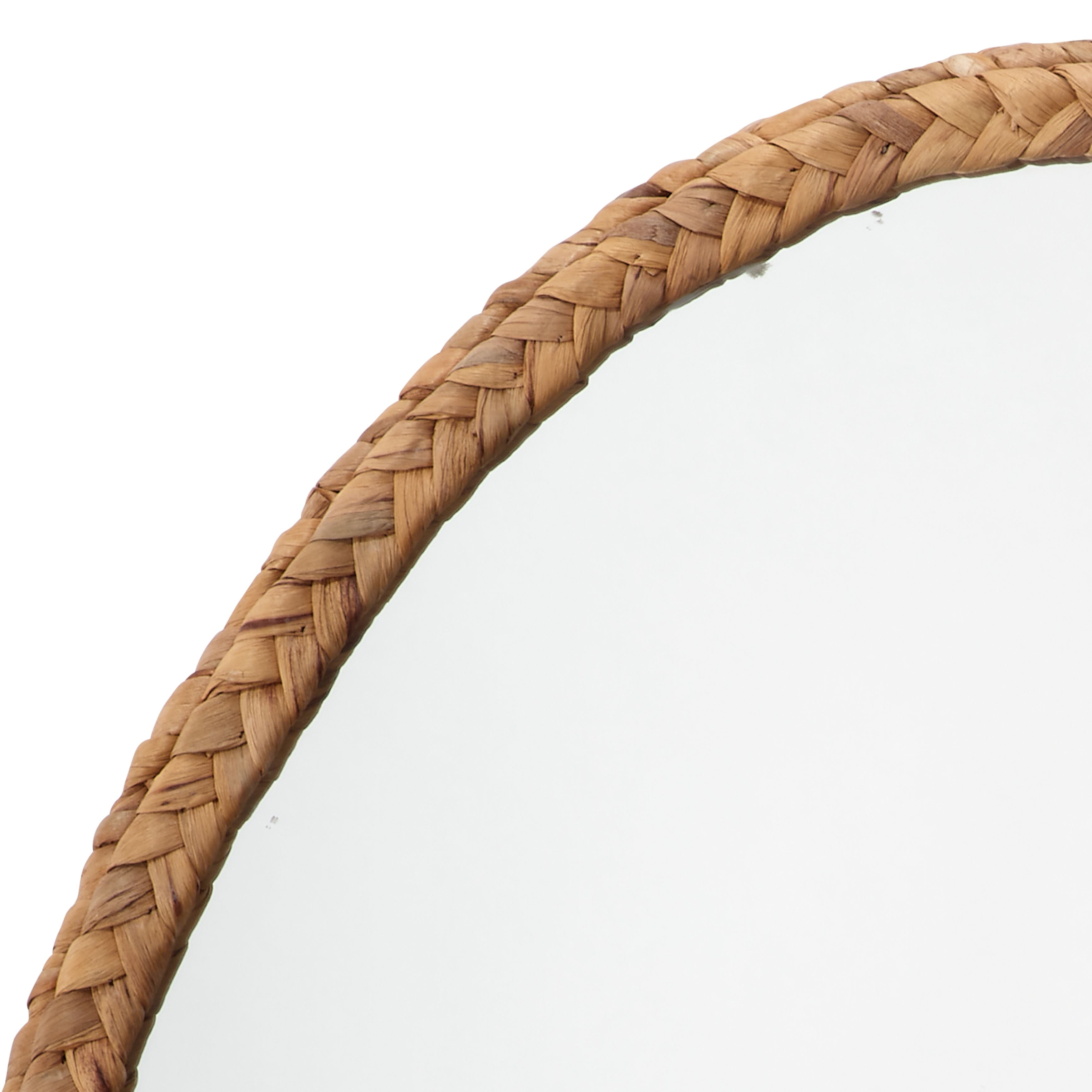 Sparrow Braided Oval Mirror by Jamie Young