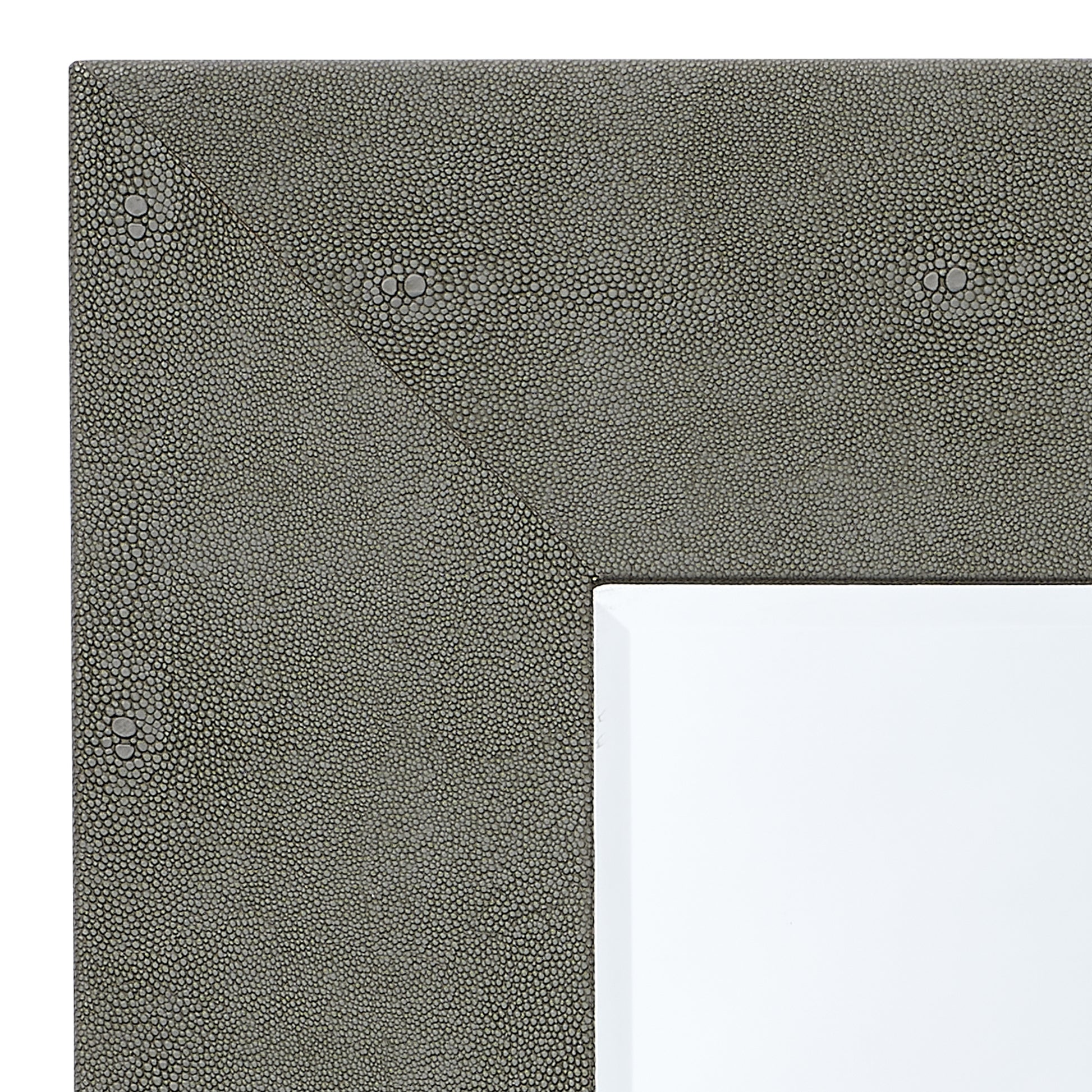 Structure Shagreen Rectangle Mirror by Jamie Young