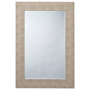 Structure Shagreen Rectangle Mirror Ivory by Jamie Young