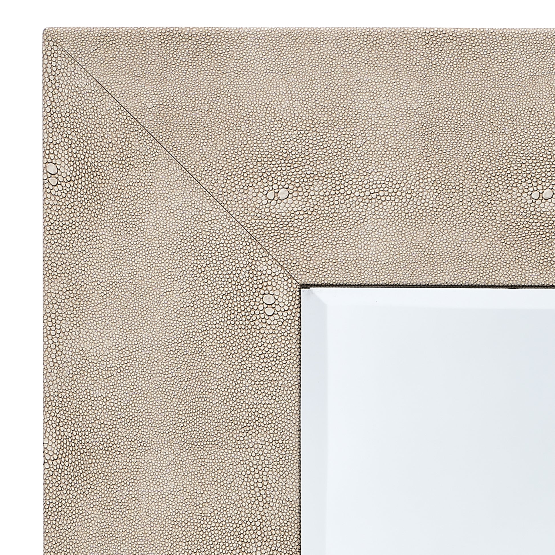 Structure Shagreen Rectangle Mirror by Jamie Young