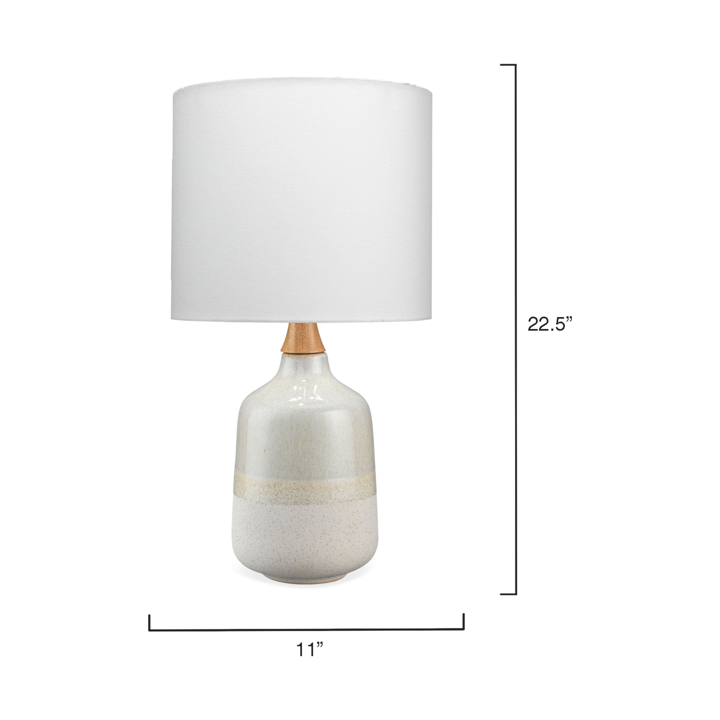 Alice Ceramic Table Lamp, Cream by Jamie Young