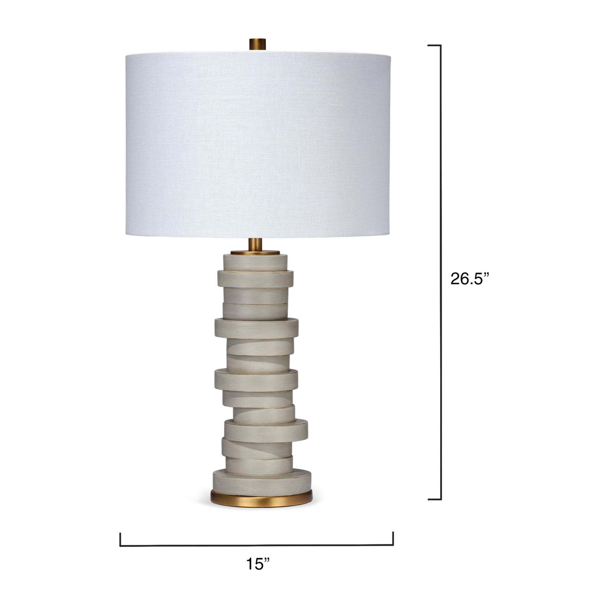 Alignment Table Lamp by Jamie Young